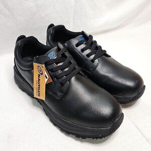 Nautilus Skidbuster N5062 Black Slip Resistant Oxford Shoes Womens Size US 8.5M